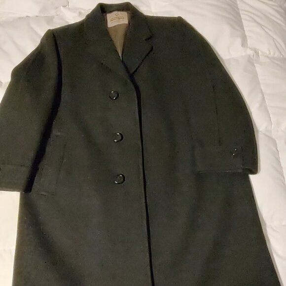 Nicholson Vintage Wool Overcoat - Made in England - Picture 2 of 9